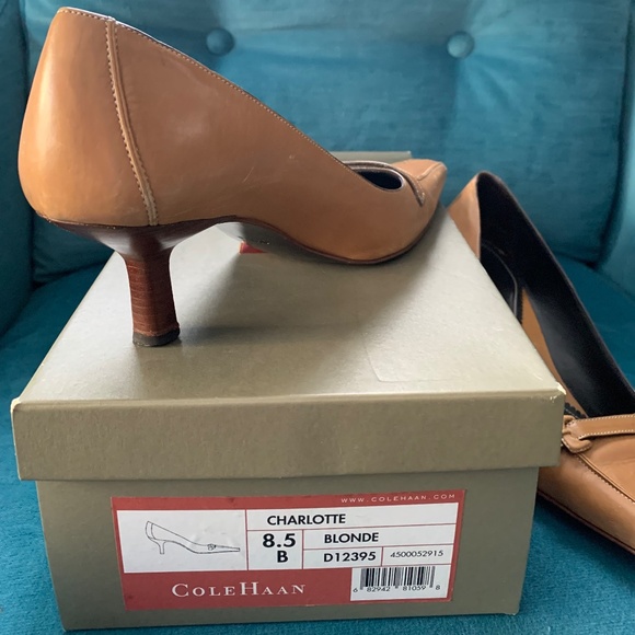 Cole Haan City Charlotte Blonde 8.5B Heels - Picture 3 of 3